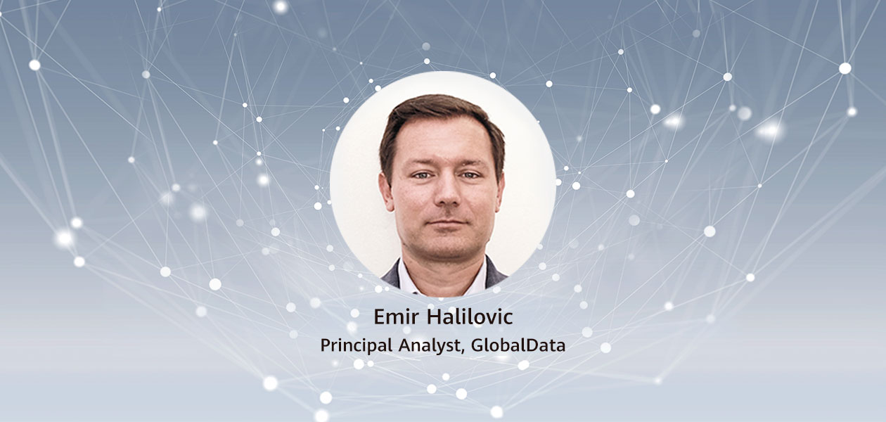 A head shot of Emir Halilovic, Principal Analyst at GlobalData, featuring on a page about Huawei OptiXtrans DC908.