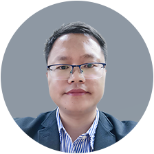 A head shot of Liu Wei, a Solution Advisor of the Transmission and Access Product Line for Huawei Enterprise