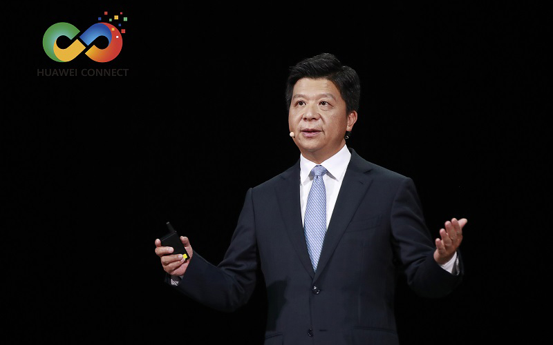 Guo Ping, Huawei's Rotating Chairman, delivers his keynote speech at HUAWEI CONNECT 2020