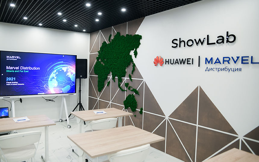 Учебная зона демо-лаборатории Huawei в Сибири