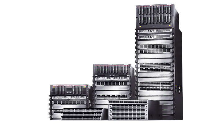 A portfolio of a range of different Huawei CloudEngine data center switches
