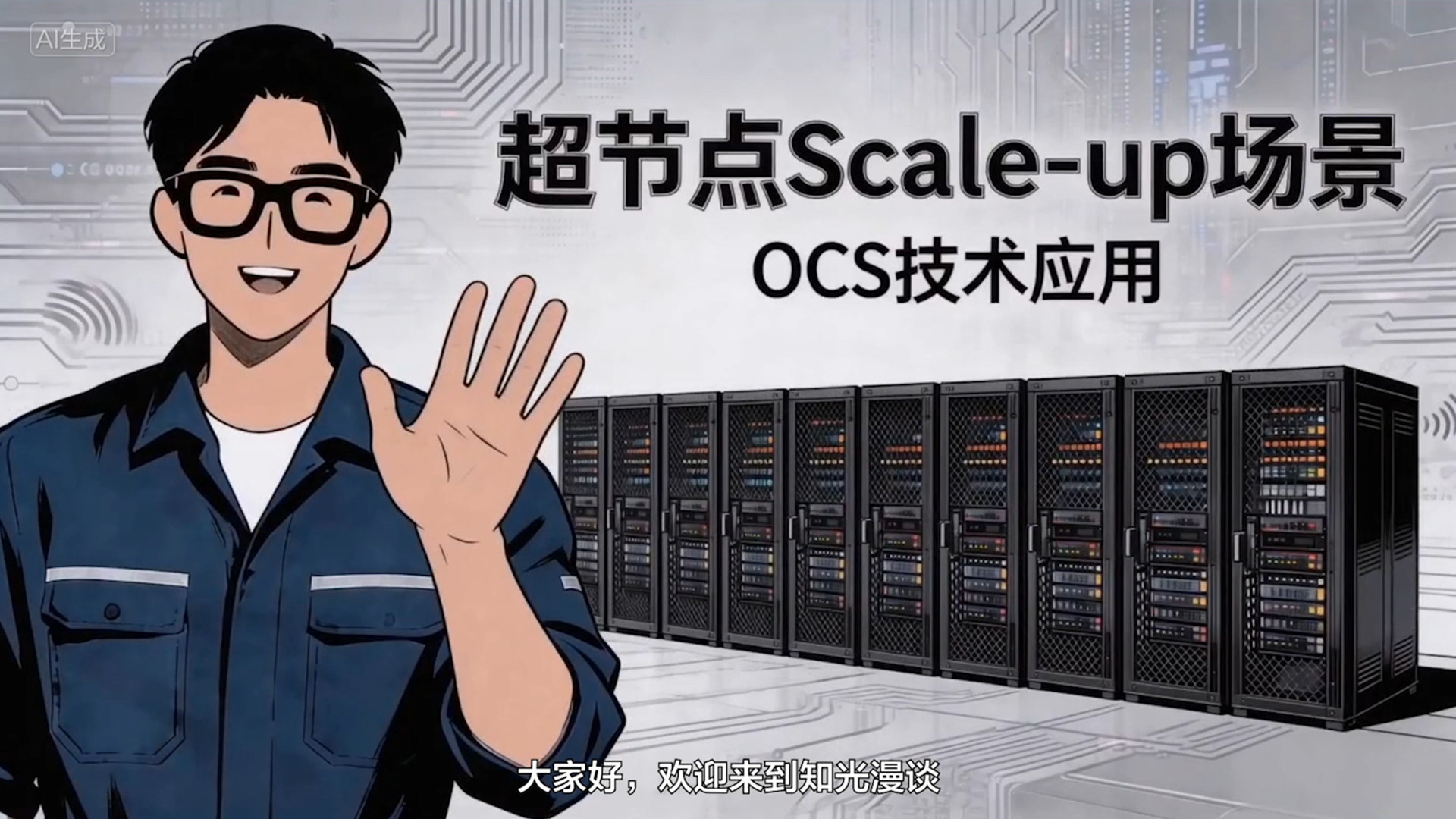 【知光漫谈】OCS技术应用之超节点Scale-up场景