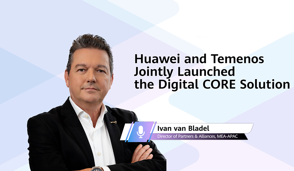 How does Digital CORE solution by Temenos and Huawei accelerate deployment of banking services?