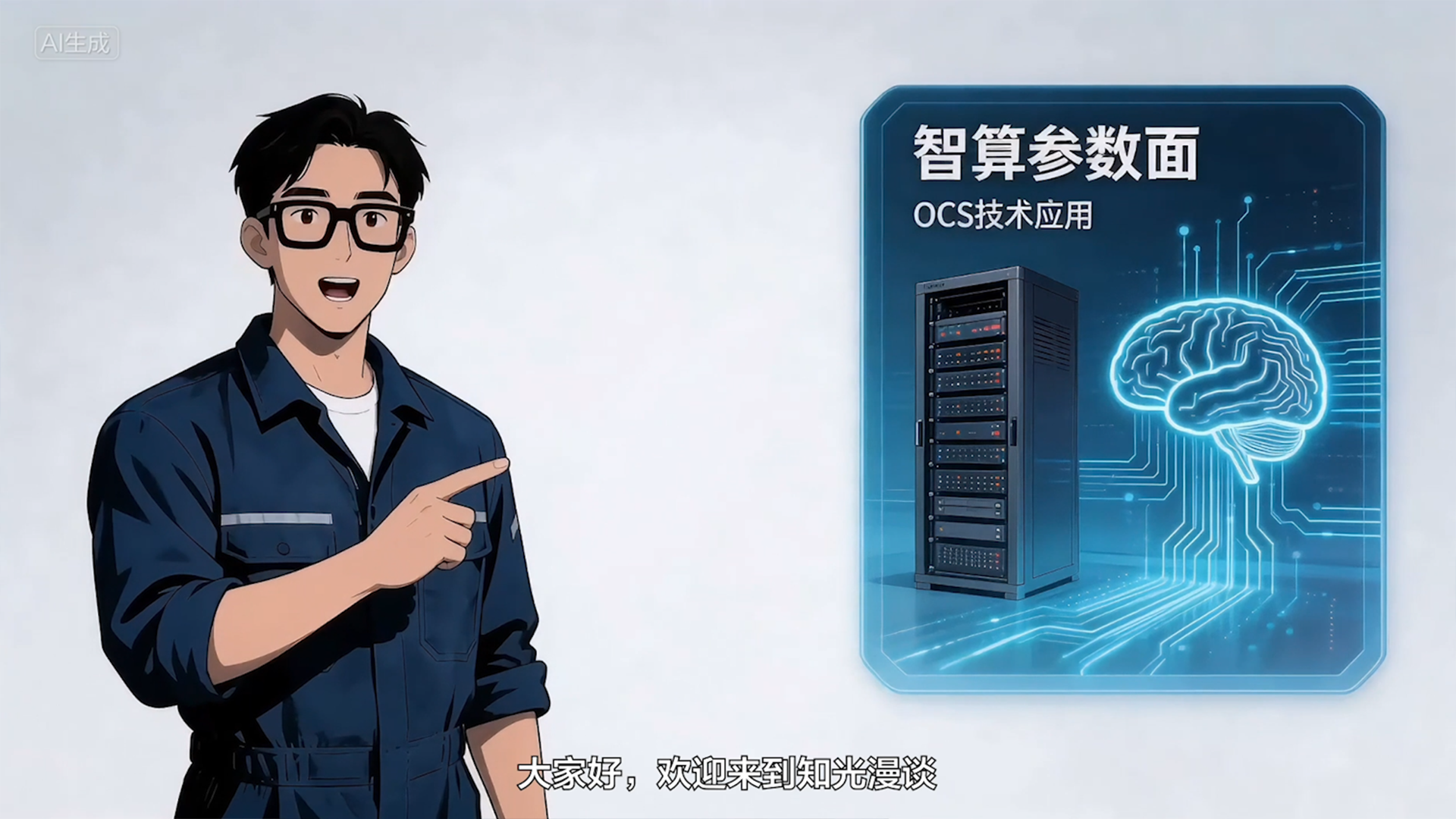 【知光漫谈】OCS技术应用之智算参数面网络